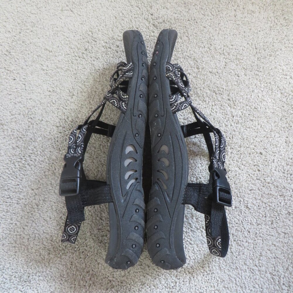 NEW Skechers Reggae Irie Mon Womens Sandals Size 10 Black Outdoor Lifestyle - Picture 8 of 10
